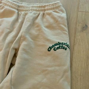 EMMA CHAMBERLAIN COFFEE MERCH SWEATPANTS